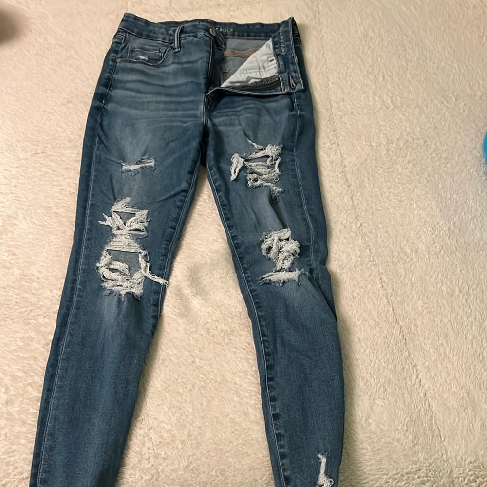 American Eagle 🦅 Super Hi-rise curvy 12 regular